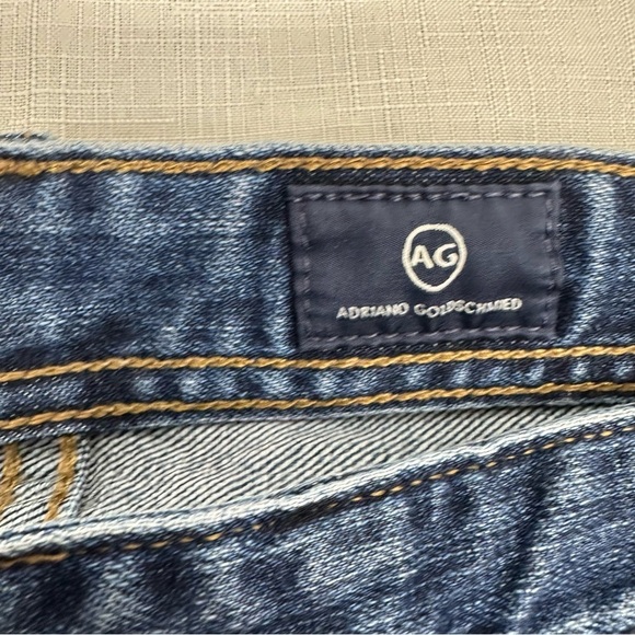 AG Adriano Goldschmied Men’s 40 x 35” The Tellis Slim Straight Stretch Jeans - Picture 9 of 14